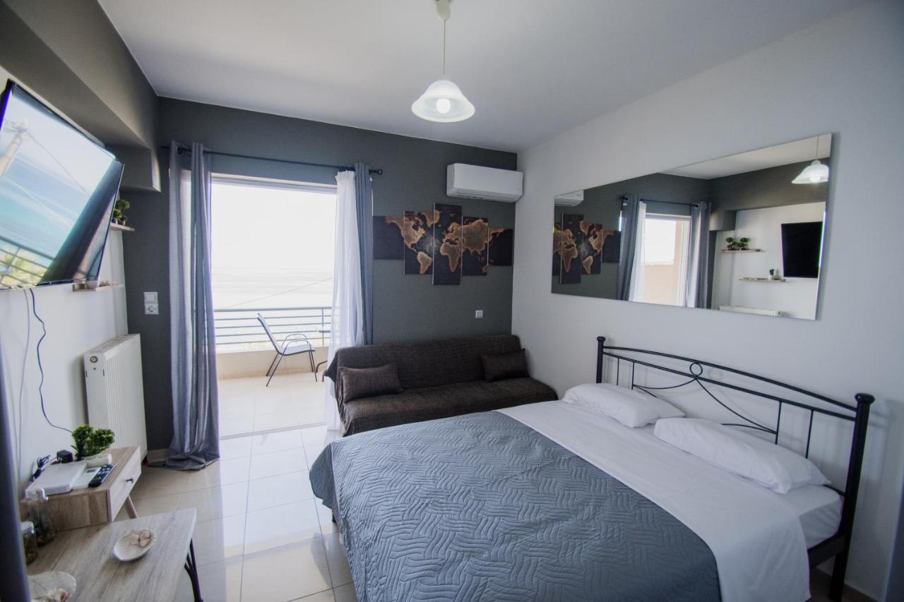 Pavlos Standard Studio With Sea View ريثيمنو المظهر الخارجي الصورة