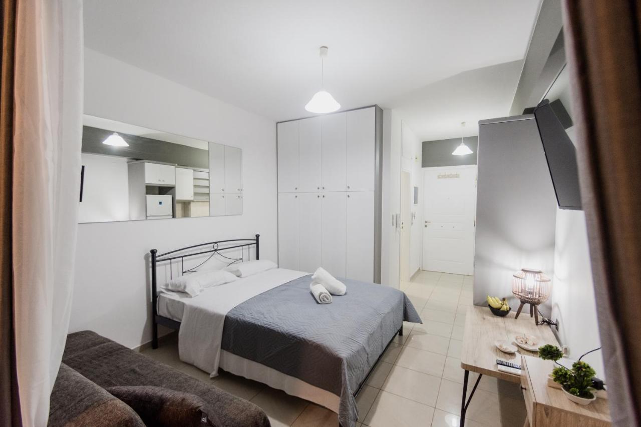 Pavlos Standard Studio With Sea View ريثيمنو المظهر الخارجي الصورة